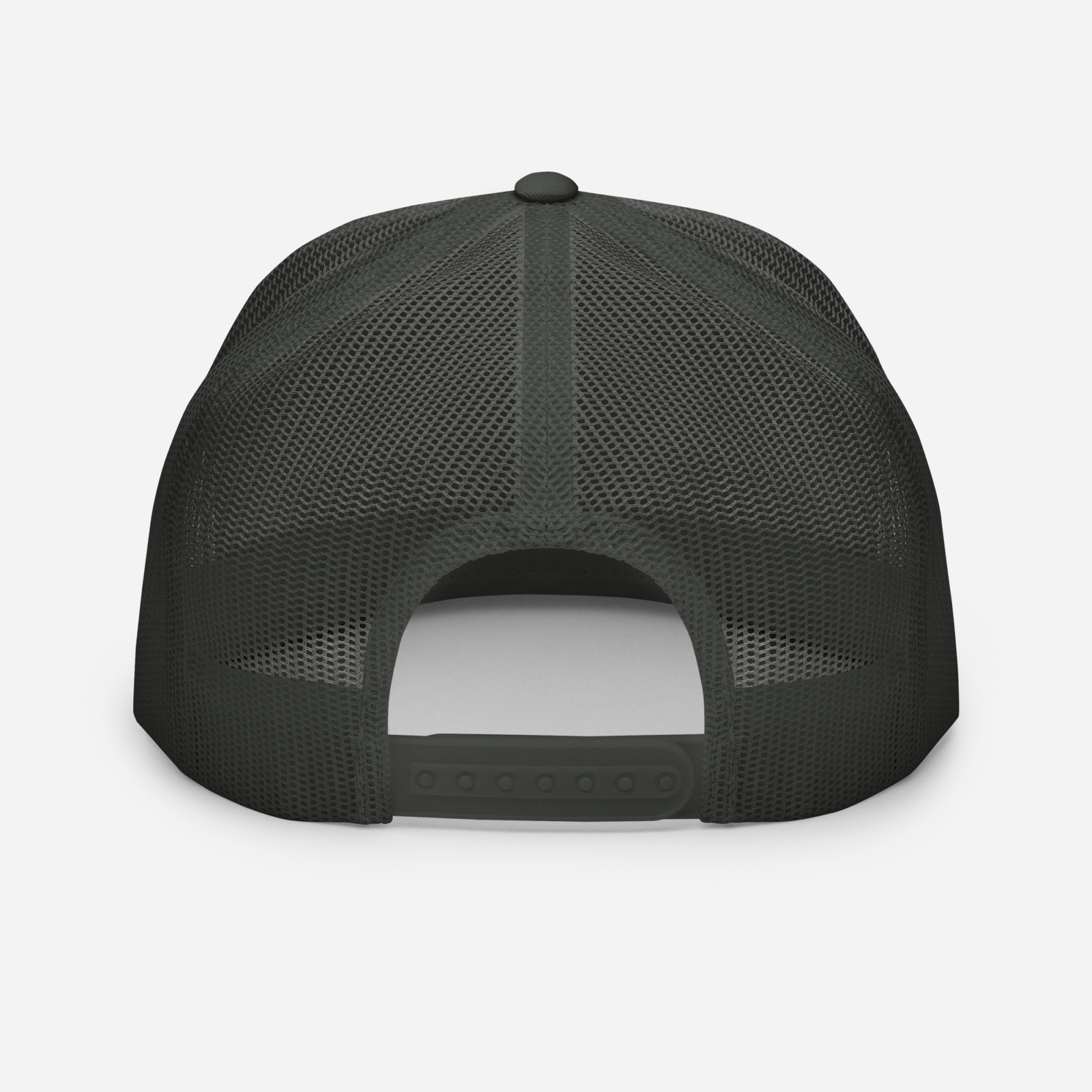 Schwarze Trucker-Cap IM NOT WEIRD mit Netzrückseite und Snapverschluss, Einheitsgröße