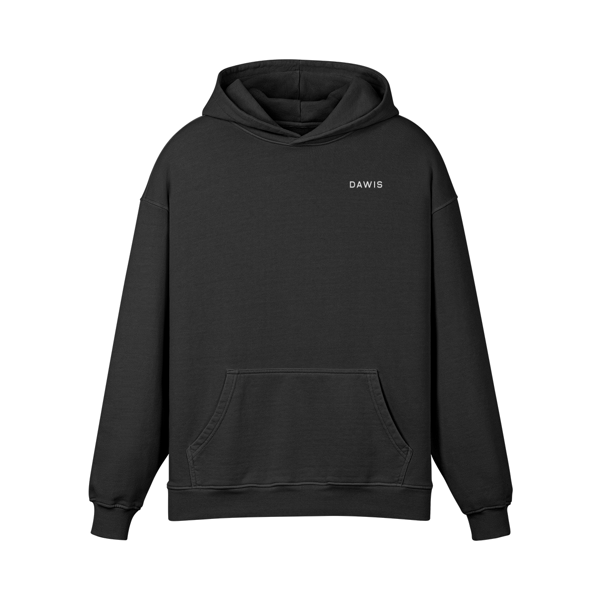 URBAN STYLE Oversize Hoodie mit Front- und Rückendruck, Kängurutasche aus 100% Baumwolle, waschechte Farbe, 440 g/m² Stoffgewicht
