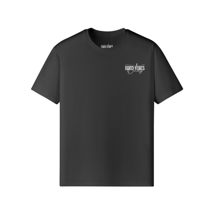 Schwarzes FEAR WILL KILL T-Shirt aus 100% Baumwolle im Oversize Fit mit klassischer Passform