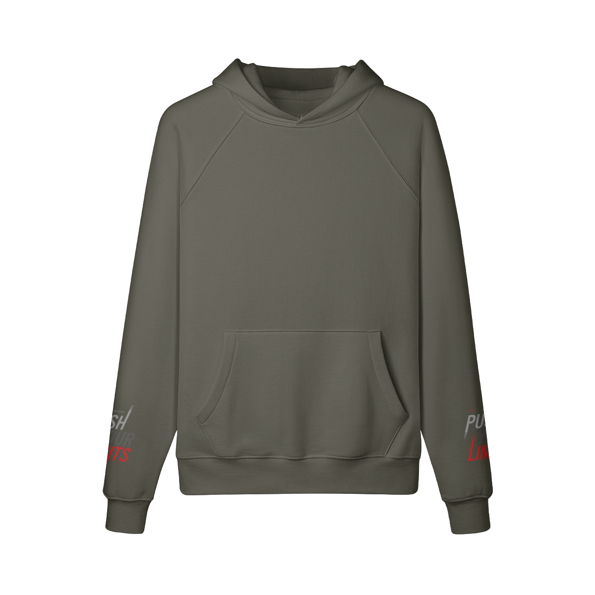 The Harder Oversize Hoodie aus 100% Baumwolle mit Kängurutasche und Rückendruck