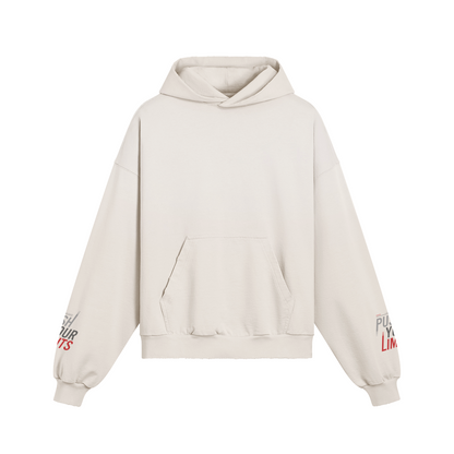 Oversize Fit Hoodie mit Kängurutasche und verwaschenem Effekt aus 100% Baumwolle